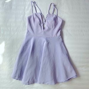 Tobi | Lavender Strappy A Line Mini Dress